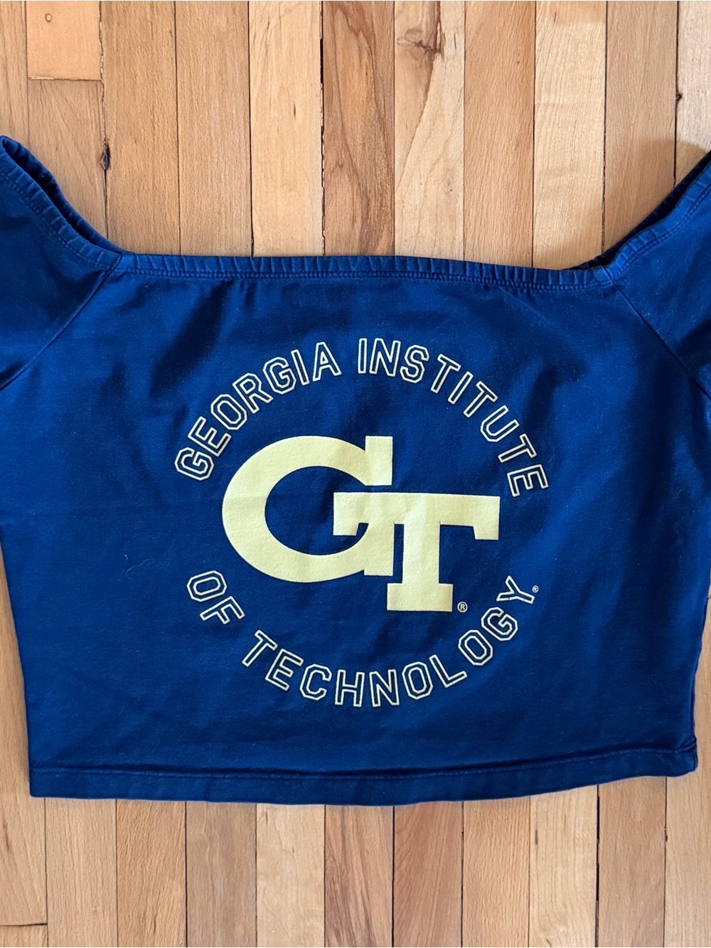 Georgia Tech Navy Crop Top